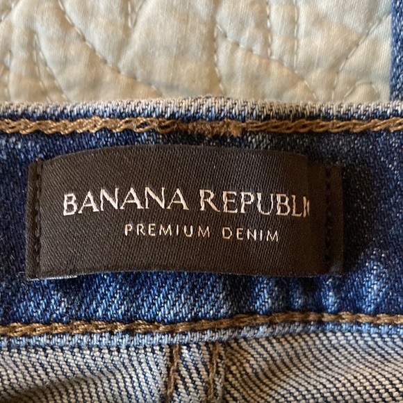 Banana Republic High Rise Straight Indigo Blue Size 27 - Picture 3 of 12